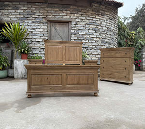 Ensemble de chambre à coucher en bois, chêne, noyer, ensembles en chêne ou en noyer du Vietnam - Product Image 5