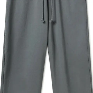 Pantalon de survêtement gris polaire en coton lourd pour temps froid hiver hommes pantalon de survêtement décontracté avec poches latérales - Product Image 4