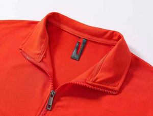 Veste de travail pour homme à fermeture éclair sur le devant, poche, manches longues, col montant, poignets élastiques, style uniforme d'hôpital personnalisé - Product Image 6