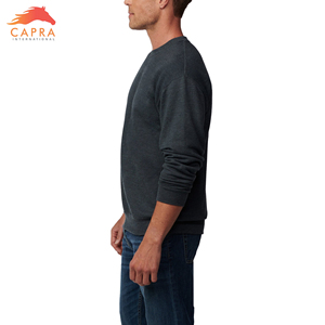 OEM Nouveau modèle Sweat-shirt surdimensionné personnalisé pour hommes Sweatshirts ras du cou de marque privée en polaire - Product Image 4