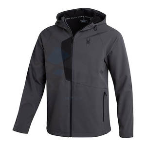 Chaqueta Softshell de invierno para hombre, abrigo transpirable y resistente al viento para exteriores sin cremallera para un uso cómodo en clima frío - Product Image 1