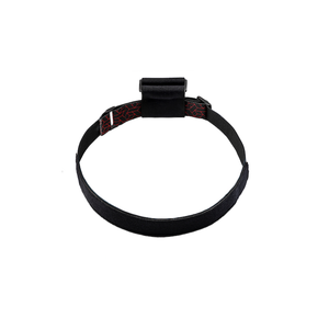 Linterna Frontal LED Ajustable Negra con Patrón Rojo, Resistente al Agua IPX4, Batería Recargable, Alta Luminosidad para Camping y Uso en Exteriores - Product Image 1