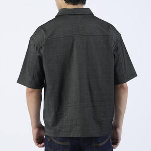 100% algodón personalizado para hombres para Polos de talla grande de manga corta de gran tamaño serigrafiado diseño sólido de punto unisex - Product Image 3