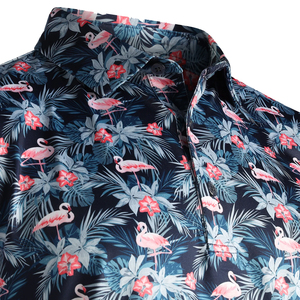 Nouveau best-seller Chemise de golf moderne décontractée personnalisée pour hommes Coton grande taille vente respirante tricotée de haute qualité - Product Image 3