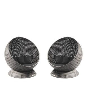 Handmade Modern round Rattan Wicker <b>Egg</b> <b>Chair</b> New Design <b>Outdoor</b> Furniture for Hotels Gardens Villas and Apartments - Product Image 2