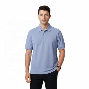 Camiseta Polo Clásica de Algodón para Hombre, Manga Corta, Transpirable, Informal, con Cuello, para Verano - Product Image 2