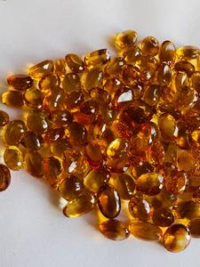 อัญมณีทรงรีสีเหลืองทอง,อัญมณีตัดรูปวงรีสีเหลืองมะนาวธรรมชาติสำหรับการรักษาอัญมณี - Product Image 6