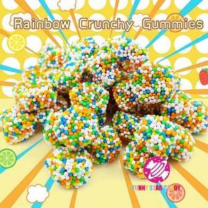 Halal Rainbow <strong>Sugar</strong> Balls Gummies Sweet Custom Fruit Flavored Crunchy Beads Chewy <strong>Soft</strong> <strong>Candy</strong> for Kids Wholesale - Product Image 1