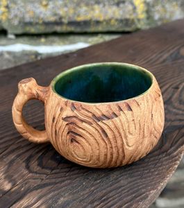 Decoración Venta al por mayor Ventas directas de fábrica Caucho sólido Madera Leche Desayuno Tazas de café Taza de café de madera - Product Image 6