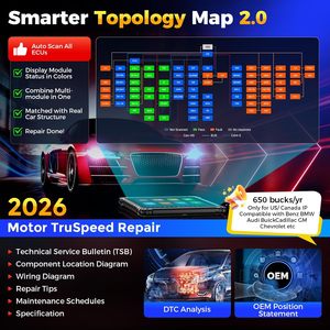ชุดเครื่องมือสแกนวินิจฉัยอเนกประสงค์ MS906 PRO2-TS 24V รับประกัน 3 ปี รองรับ TPMS และการเข้ารหัส ECU - Product Image 6