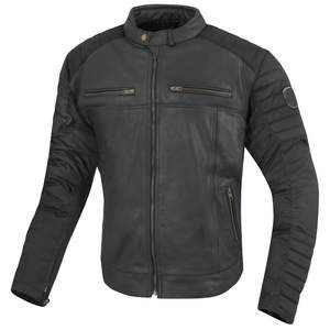 Kivotech Veste de moto en cuir véritable de qualité supérieure pour hommes, coupe-vent et logo personnalisable de grande taille - Product Image 1