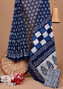 Beaux Designs All Over Digital Printed Pure Silk Fabric Rich Pallu Work Trendy Saree With Running Blouse Piece At Low Rate - Product Image 6