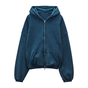 เสื้อฮู้ดทรงหลวมสำหรับผู้ชายทรงหลวมสไตล์ลำลองออกแบบได้ตามต้องการจากโรงงาน - Product Image 6