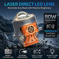 VAHID 3.0 pouces, phare de voiture à LED, lentille de projecteur Bi-LED, taille mini, 6000K, H4, feux de voiture à LED, phares de voiture, lentilles Biled