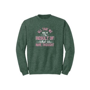 Sweat-shirt en mélange de coton avec des thèmes de bouddha imprimés Style décontracté 12 options de couleur 260-280 Placement de conception personnalisable GSM lourd - Product Image 6
