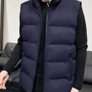 Premium Men Down Vest Winter Warm Chaqueta acolchada OEM ODM Aceptado Suministro al por mayor - Product Image 3
