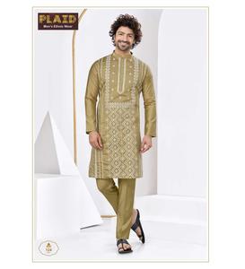 ผ้าถักลายสำหรับผู้ชายผ้าไหมเนื้อนุ่มลายแบบดั้งเดิมสำหรับงานเฉลิมฉลองชาติพันธุ์ - Product Image 2