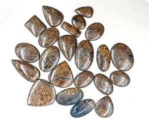 Piedra preciosa suelta, cabujón de bronzita de alta calidad, piedra preciosa de bronzita con forma de mezcla natural para la creación de joyas, piedra preciosa única. - Product Image 6