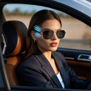 Lentes de Sol Inteligentes con Marco Metálico, Bluetooth, Asistente de IA, Control por Voz, Carga Magnética, Reproductor de Música, Llamadas Telefónicas, Traducción en Tiempo Real - Product Image 2