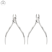 Pince à cuticules pour ongles, 7mm, pointe, coupe-bordures, outil de manucure