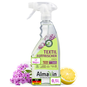 AlmaWin Custom 1 Nettoyant et détachant textile pour tapis et tissus d'ameublement en spray 500ml Détergent végétalien biologique - Product Image 1