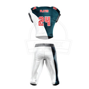 High Quality Plus Size Quick-Dry American Football Uniform Comfortable Printed <b>Polyester</b> <b>Shirts</b> Breathable Adults Sets - Product Image 2
