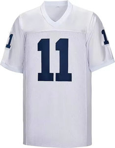 Maillot de football américain confortable et doux à manches courtes, longueur standard, pour hommes - Product Image 1