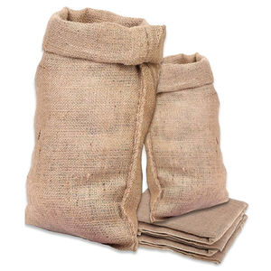 Bolsa de Yute con Estampado de Leopardo, con Cierre de Cremallera, Asas de Cinta y Cuerda, Tamaño Mediano, Bolsa de Almacenamiento, Color Natural - Product Image 3