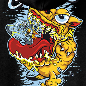 Fabrication personnalisée impression pull femmes coton coréen sweats à capuche personnalisé poids lourd coton surdimensionné - Product Image 5