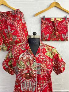 Tissu 100% coton de qualité supérieure, doux, respirant et confortable pour les vêtements, les draps et les étoles - Product Image 2