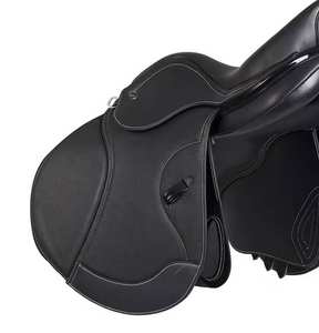 Selle de saut anglaise rembourrée en mousse noire faite à la main, course de chevaux, Inde, vente en gros, ASHMIRA EQUESTRIAN, haute qualité - Product Image 3