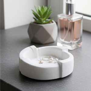 Cenicero de Cemento Hecho a Mano Personalizado Clásico TCE, Accesorio para Fumar de Cemento Sólido, Duradero y Reutilizable para Mesa, Hogar, Hotel, Cafetería, Bar - Product Image 6