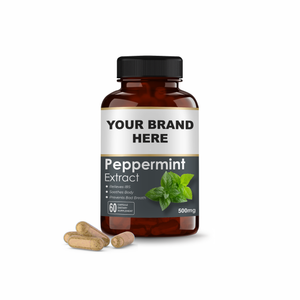 100% cápsulas de extracto de menta pura y natural | Cápsulas frescas de alivio | Cápsulas Digestivas (60,90,120 cápsulas) - Product Image 1