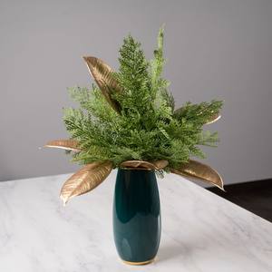 Jarrón de Cerámica Minimalista Moonlight Verde de 25 cm - Product Image 3