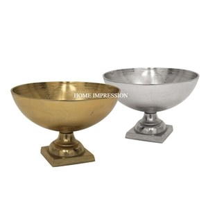 Centro de mesa de eventos, cuenco decorativo con latón pulido dorado, decoración del hogar, cuenco para servir alimentos para Resorts y uso de hoteles - Product Image 6