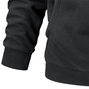 Top qualité personnalisé imprimé Logo pull noir lavage à l'acide 100% coton à capuche en plein air unisexe poids lourd hommes sweats à capuche - Product Image 3
