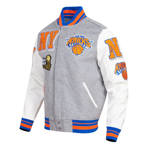 Veste universitaire personnalisée avec logo, manches en cuir, broderie, veste de baseball pour hommes, veste universitaire, veste varsity - Product Image 3