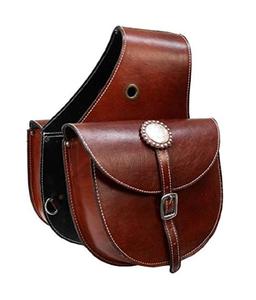 Meilleure vente de sac de selle de cheval en cuir véritable de haute qualité Western Trail Tooling Carving - Product Image 1
