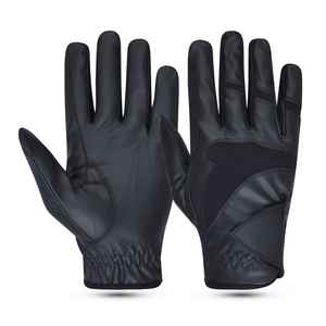 Pure <b>Leather</b> Western Style Equestrian <b>Gloves</b> for Men and Women Non-Slip Grip Horse Riding <b>Gloves</b> for <b>Ladies</b> and Girls - Product Image 4