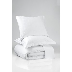 Febris Series 105 300TC Cotton Satin Hotel Bedding Set Plain Style Quilt Cover 4pcs <b>Sheet</b> Set for <b>Queen</b> or Double Size <b>Bed</b> - Product Image 2