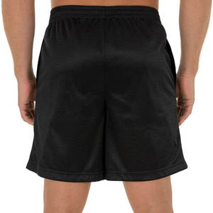 กางเกงขาสั้นกีฬาผ้าตาข่าย XS-6XL ของผู้ชายดีไซน์แบบกำหนดเองสีทึบสไตล์ลำลองผลิตจากโรงงาน - Product Image 2