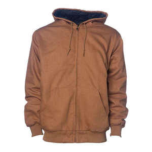 Chaqueta Bomber de Invierno para Hombre, Tejida, Gruesa, de Algodón y Elastano, con Cierre de Cremallera, Bolsillo Tipo Canguro, Tallas Grandes, Servicio OEM, Venta al Por Mayor - Product Image 6
