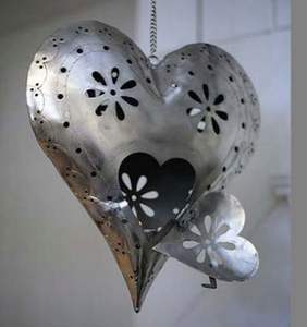 Metal Hanging Laser Cut <b>Heart</b> Love Special <b>Heart</b> Shape Wall Hanging Wedding Engagement <b>Decoration</b> Ceremony - Product Image 4