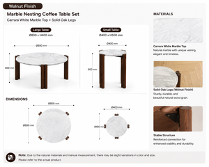 <span class=keywords><strong>Table</strong></span> basse ronde en marbre <span class=keywords><strong>de</strong></span> style moderne du milieu du siècle, design minimaliste, petite <span class=keywords><strong>table</strong></span> <span class=keywords><strong>de</strong></span> salon en <span class=keywords><strong>bois</strong></span> <span class=keywords><strong>massif</strong></span> - Product Image 6