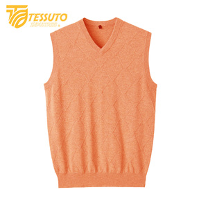 Nouveau design Hommes chandails mode porter pull tricoté tenue décontracté hiver extérieur haut haute qualité vêtements chandails sans manches - Product Image 3