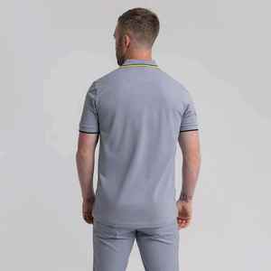 Ventes en gros de polos en polyester à séchage rapide pour hommes, logo personnalisé, impression par sublimation pour hommes - Product Image 2