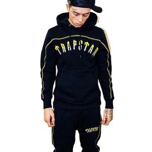 2025 OEM Survêtement en polaire technique pour hommes Ensemble de jogging 100% coton avec survêtement en polaire d'hiver noir fabriqué au Pakistan - Product Image 1