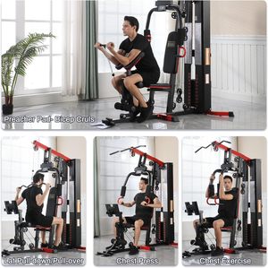 Gimnasio Multifuncional Casero de la Mejor Calidad con Prensa de Piernas y Sistema de Poleas para Entrenamiento de Fuerza de Cuerpo Completo - Product Image 2