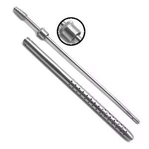 Tubo de succión recto de acero inoxidable Poole 9,5 pulgadas Tamaños personalizados Manual Reutilizable Instrumentos quirúrgicos de alta calidad para hospital - Product Image 3