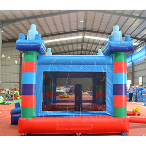 Kids Building Blocks Bouncy Castle Inflatable <b>Trampoline</b> Bouncer Backyard Party Rental Playground Games For Children - Product Image 1